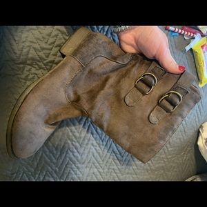 Brown ankle boots